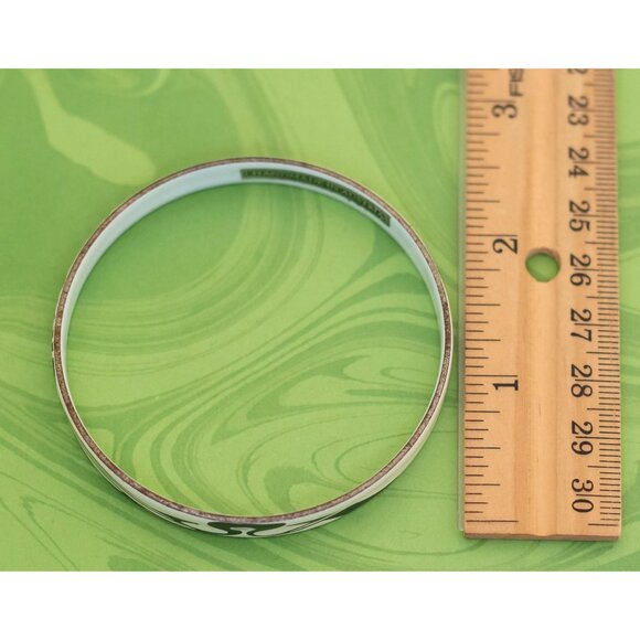 Vintage Victorian Rose Design Elegant Bangle by Austria 7 inch - W4 - Picture 4 of 4